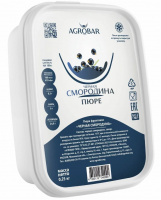 Пюре фруктовое ЧЕРНАЯ СМОРОДИНА зам., 250г, пл/контейнер, Agrobar, Россия Пюре фруктовое ЧЕРНАЯ СМОРОДИНА зам., 250г, пл/контейнер, Agrobar, Россия