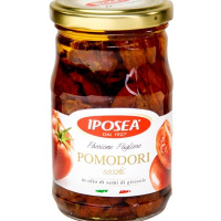 Томаты вяленые в подсолнечном масле, 280г(314мл), ст/банка, Italcarciofi/IPOSEA, Италия