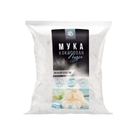 Мука кокосовая 100% кокос, 500г, пл/пакет, ОРЕХПРОДУКТ, Россия