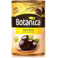 Маслины б/к консервированные, 280г, ж/б, Botanica, Испания/Турция Маслины б/к консервированные, 280г, ж/б, Botanica, Испания/Турция