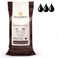 Шоколад темный 811NV-595 Select, какао 54,5%, 10кг, пакет, Barry Callebaut, Бельгия Шоколад темный 811NV-595 Select, какао 54,5%, 10кг, пакет, Barry Callebaut, Бельгия