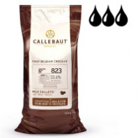 Шоколад молочный 823NV-595 Select, какао 33,6%, 10кг, пакет, Barry Callebaut, Бельгия Шоколад молочный 823NV-595 Select, какао 33,6%, 10кг, пакет, Barry Callebaut, Бельгия