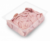 Ветчина для пиццы (продукт мясной из свинины вареный), зам., 500г, в/у, Дымов, Россия Ветчина для пиццы (продукт мясной из свинины вареный), зам., 500г, в/у, Дымов, Россия
