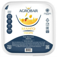 Пюре фруктовое БЕЗ САХАРА МАНГО зам., 1кг, пл/контейнер, Agrobar, Россия Пюре фруктовое БЕЗ САХАРА МАНГО зам., 1кг, пл/контейнер, Agrobar, Россия